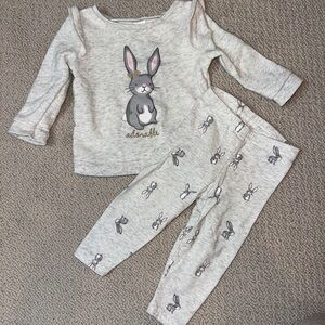 Carter’s Cute warm bunny set 12 months